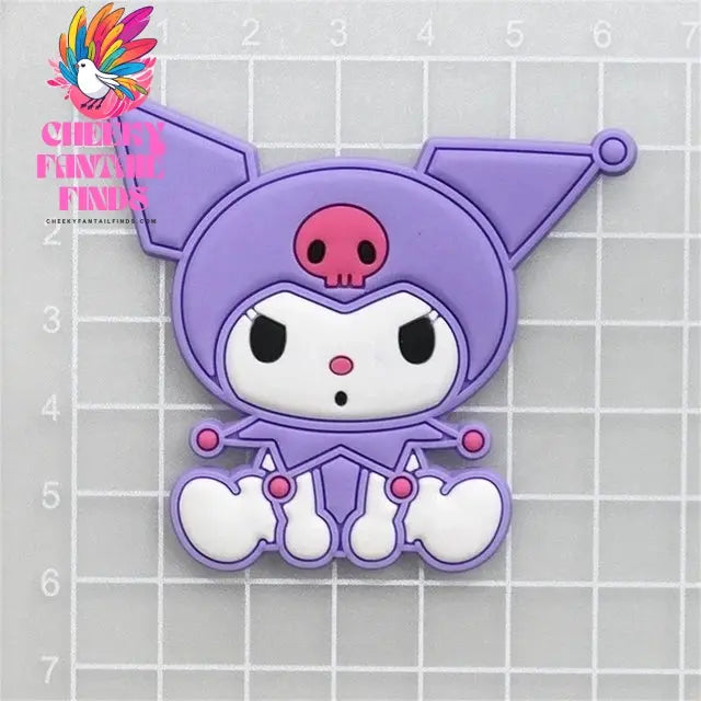 CCF New Accessories Shoes Charm Buckle Set Cartoon DIY Sandals Decoration Slippers Decoration Fashion Gift Cheeky Fantail Finds