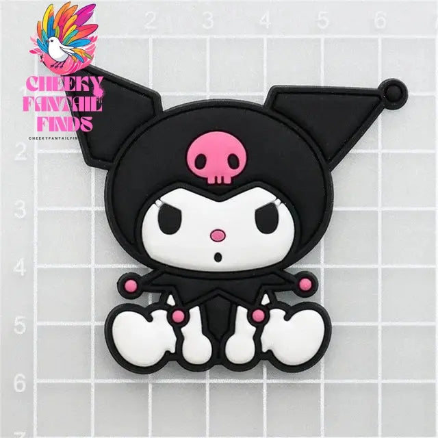 CCF New Accessories Shoes Charm Buckle Set Cartoon DIY Sandals Decoration Slippers Decoration Fashion Gift Cheeky Fantail Finds
