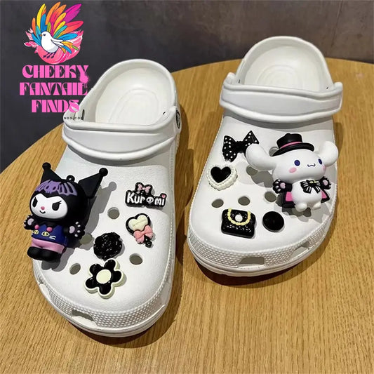 CCF New Kulomi Charm Shoe Creative DIY Detachable 3D Cat And Mouse Children's Clogs Sandals Buckle Trendy Set Cheeky Fantail Finds