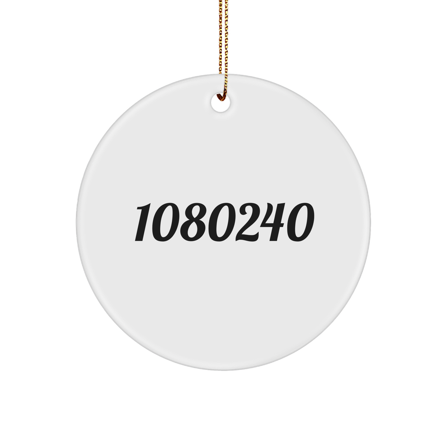 'I'm A Scientist' Circle Ornament, Funny Gift for Scientist Friends, Gifts from Men, Christmas Unique Gifts for Scientist - Image 1