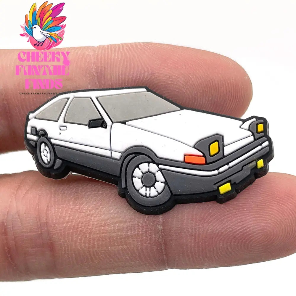 Car Cartoon Soft Glue Hole Shoe Buckle Decorative Buckle Accessories Ornaments Cheeky Fantail Finds