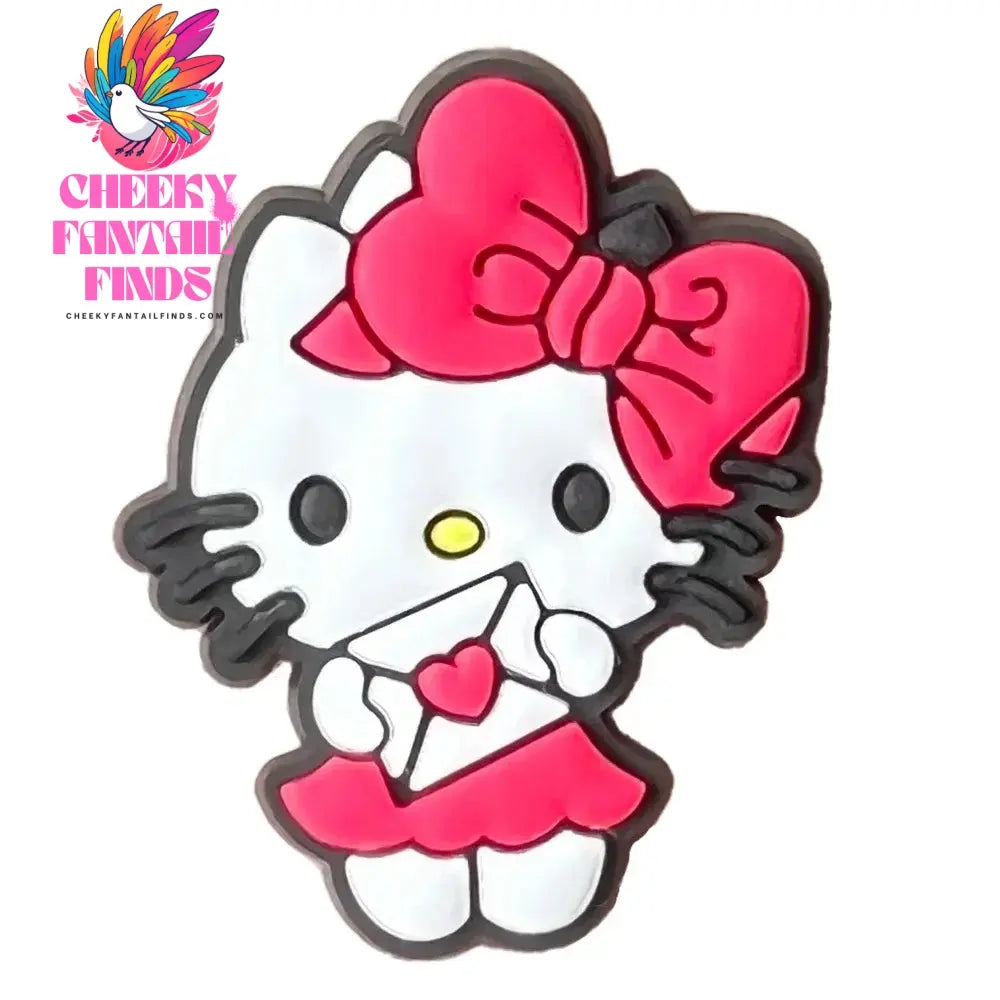 Cartoon Cute Kitty Series Shoe Accessories Girl DIY Sandals Cheeky Fantail Finds