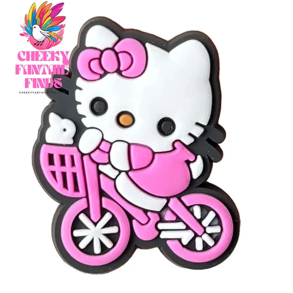 Cartoon Cute Kitty Series Shoe Accessories Girl DIY Sandals Cheeky Fantail Finds