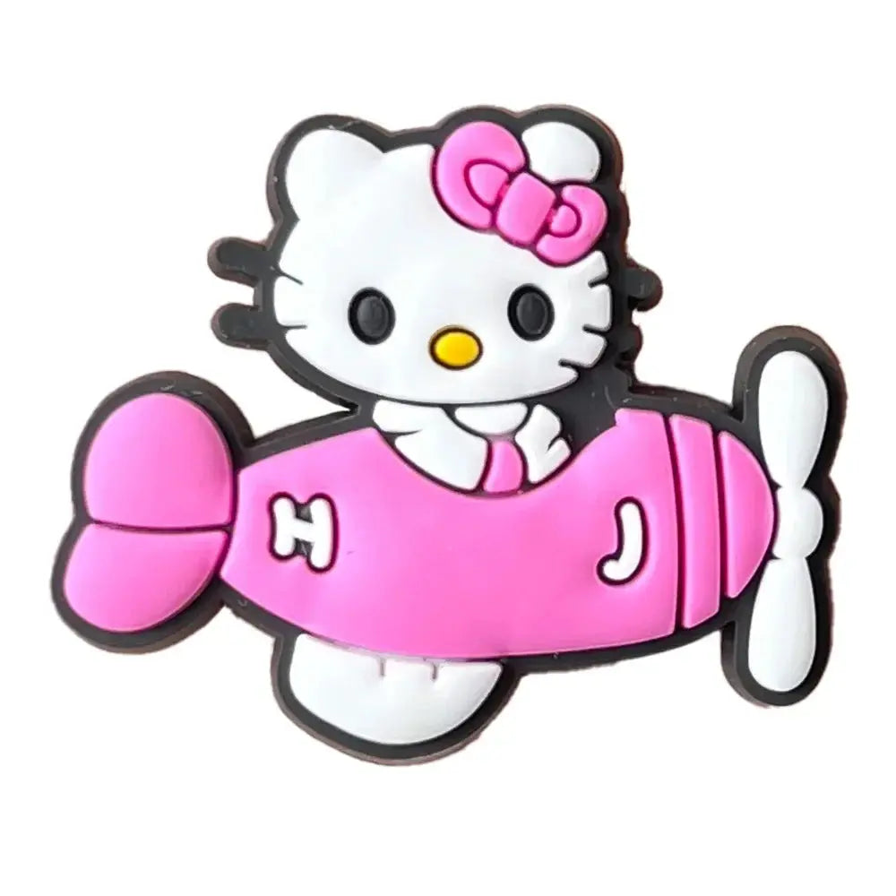 Cartoon Cute Kitty Series Shoe Accessories Girl DIY Sandals Cheeky Fantail Finds