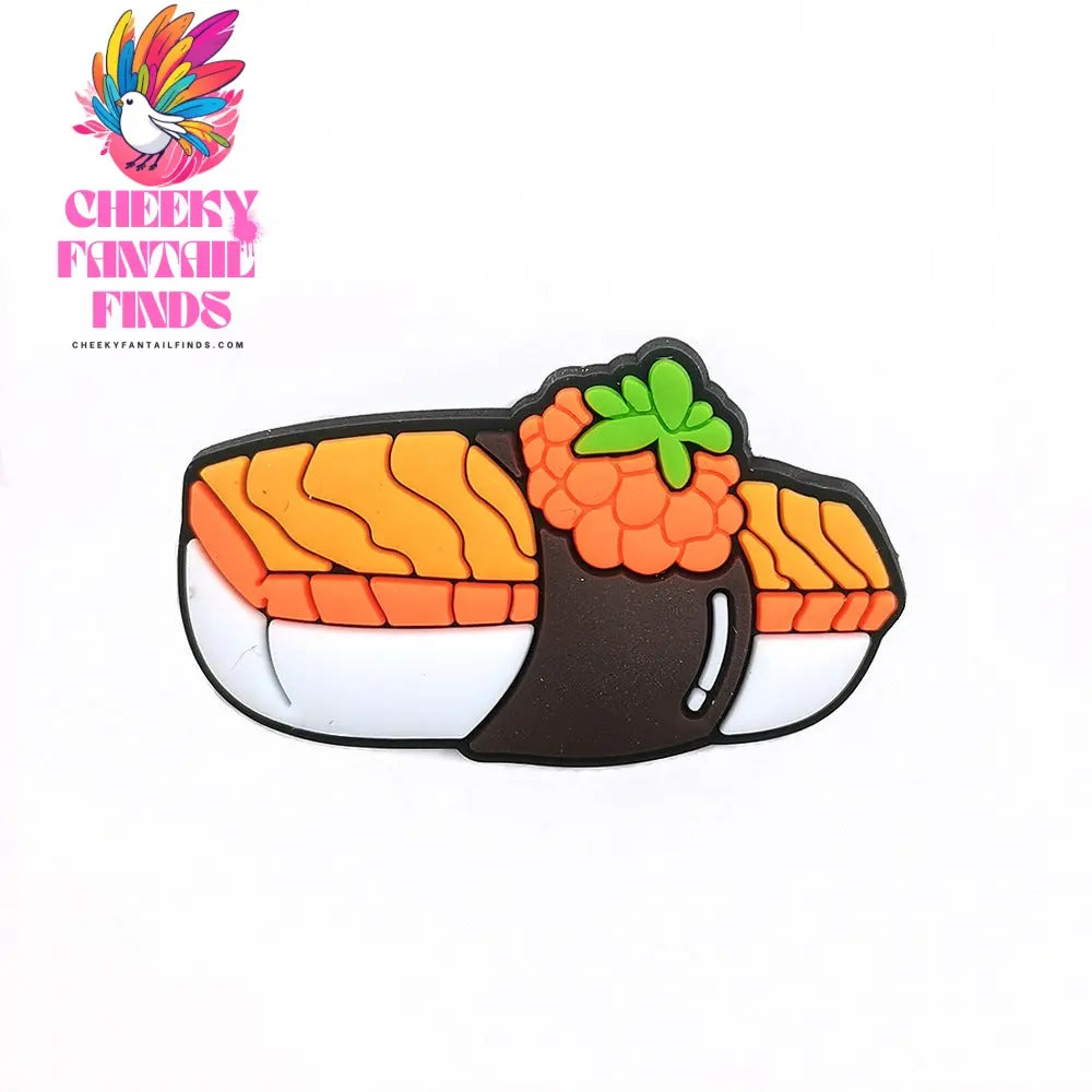 Cartoon Food Hole Shoes Shoe Ornament Shoe Buckle PVC Eva Sandals Decorative Accessories Cheeky Fantail Finds