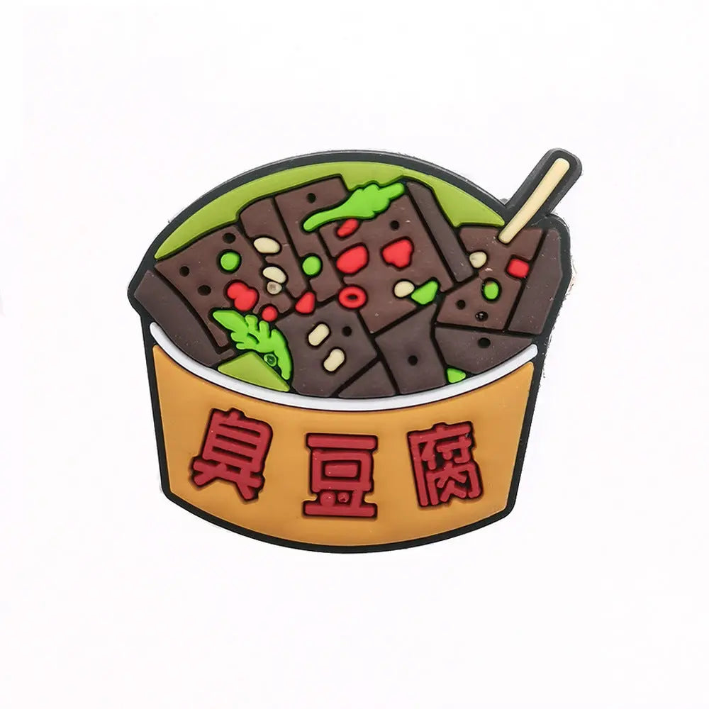 Cartoon Food Hole Shoes Shoe Ornament Shoe Buckle PVC Eva Sandals Decorative Accessories Cheeky Fantail Finds