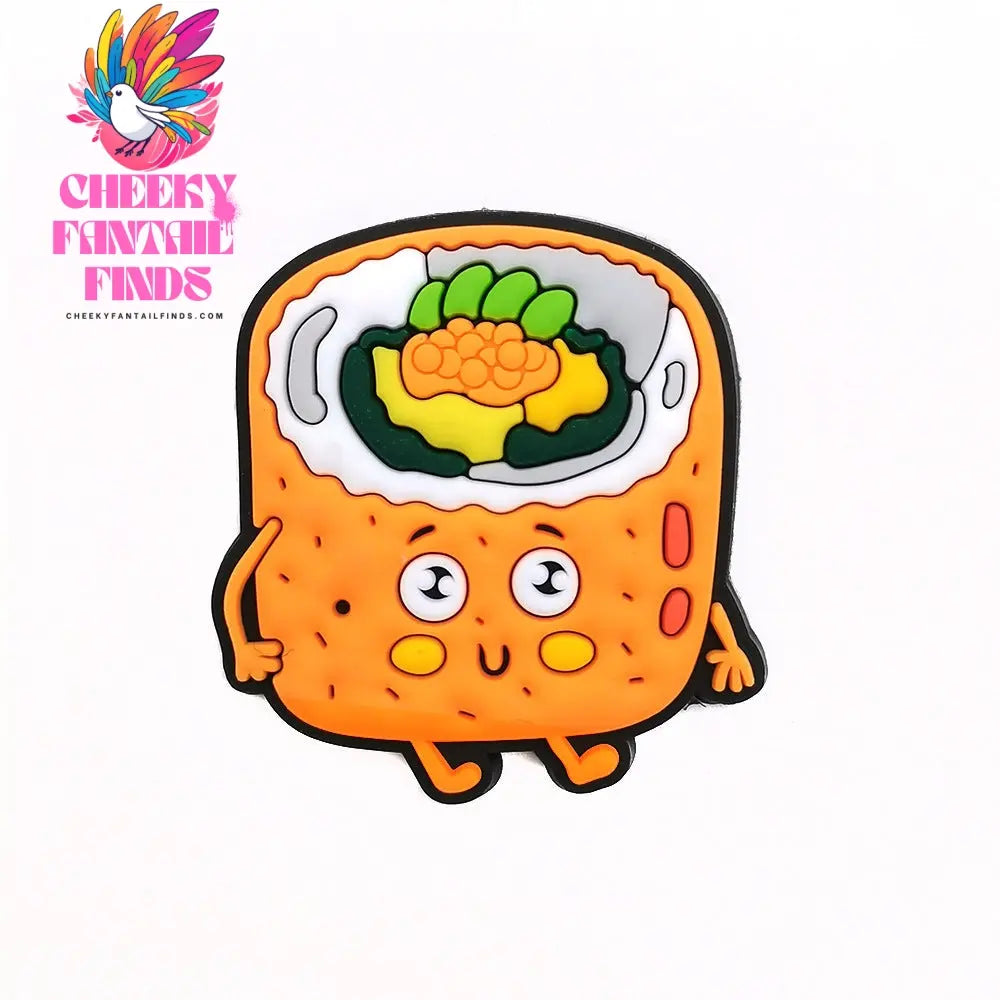 Cartoon Food Hole Shoes Shoe Ornament Shoe Buckle PVC Eva Sandals Decorative Accessories Cheeky Fantail Finds