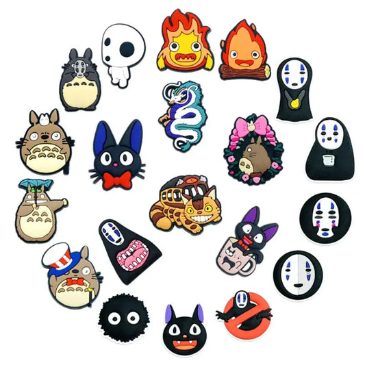 Cartoon Series Cute Anime Funny Shoe Charms Fashion Sandals Pin DIY Accessories Decorate Girls Halloween Party Gifts - Cheeky Fantail Finds