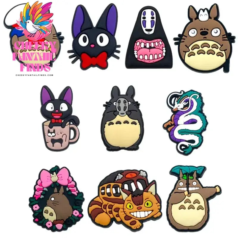 Cartoon Series Cute Anime Funny Shoe Charms Fashion Sandals Pin DIY Accessories Decorate Girls Halloween Party Gifts - Cheeky Fantail Finds