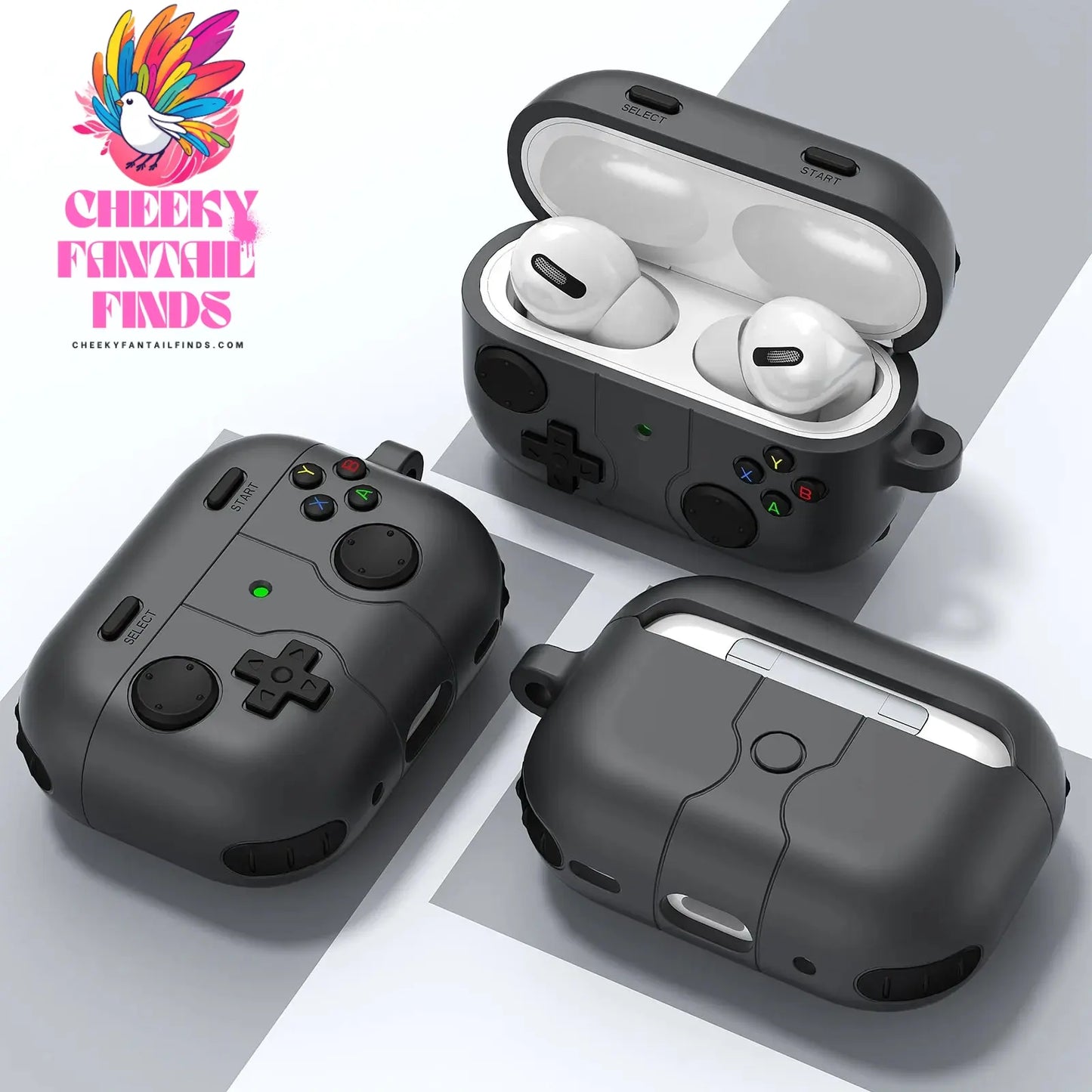 Case For AirPods Pro 2 3D Gamepad Gameboy Earphone Accessories Soft Protector Case Cover For AirPods 1/2/3 Cheeky Fantail Finds