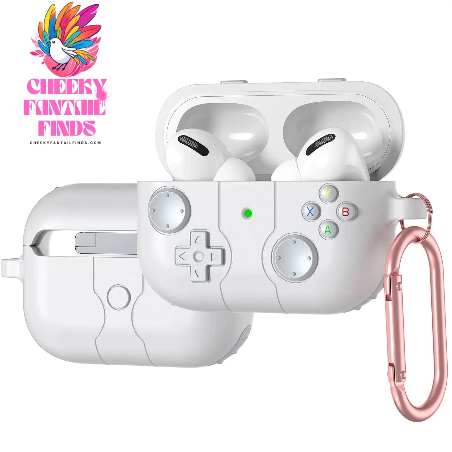 Case For AirPods Pro 2 3D Gamepad Gameboy Earphone Accessories Soft Protector Case Cover For AirPods 1/2/3 Cheeky Fantail Finds