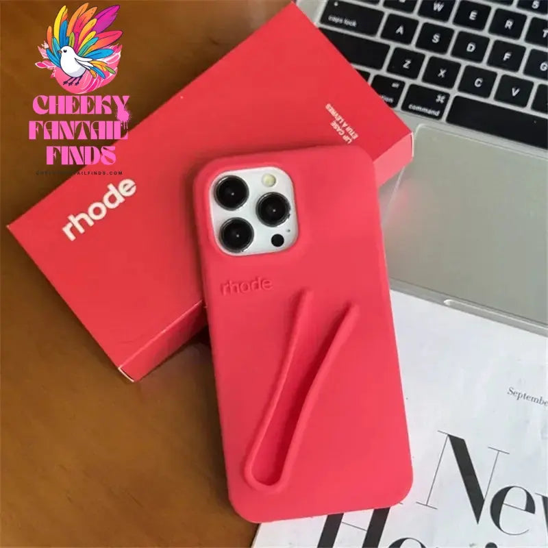 Case for iPhone 15 16 Pro Max 14 Plus 13 12 11 ProMax Lipstick Soft Silicone Portable Lip Gloss Holder Ins Hot Cover Funda Cheeky Fantail Finds