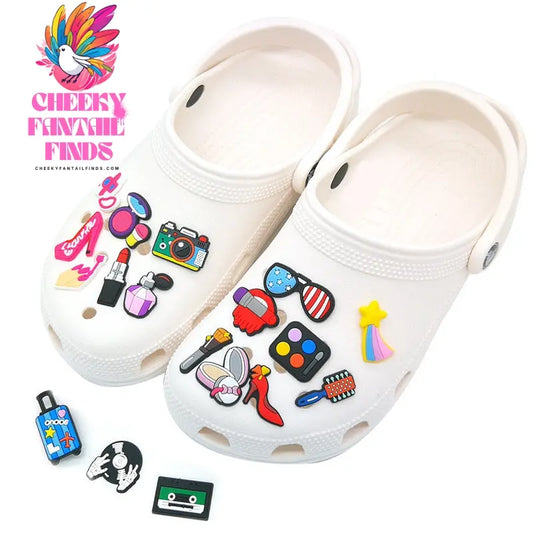 Casual Game Handle Hole Shoe Accessories PVC Soft Rubber Buckle Cheeky Fantail Finds