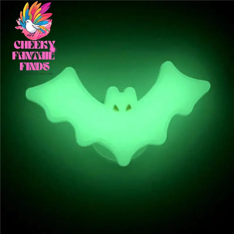 Christmas Nightmare PVC Shoe Charms Luminous Vampire Bat Sandals Accessories Ghost Pumpkin Shoe Decorations Halloween Kids Gifts Cheeky Fantail Finds