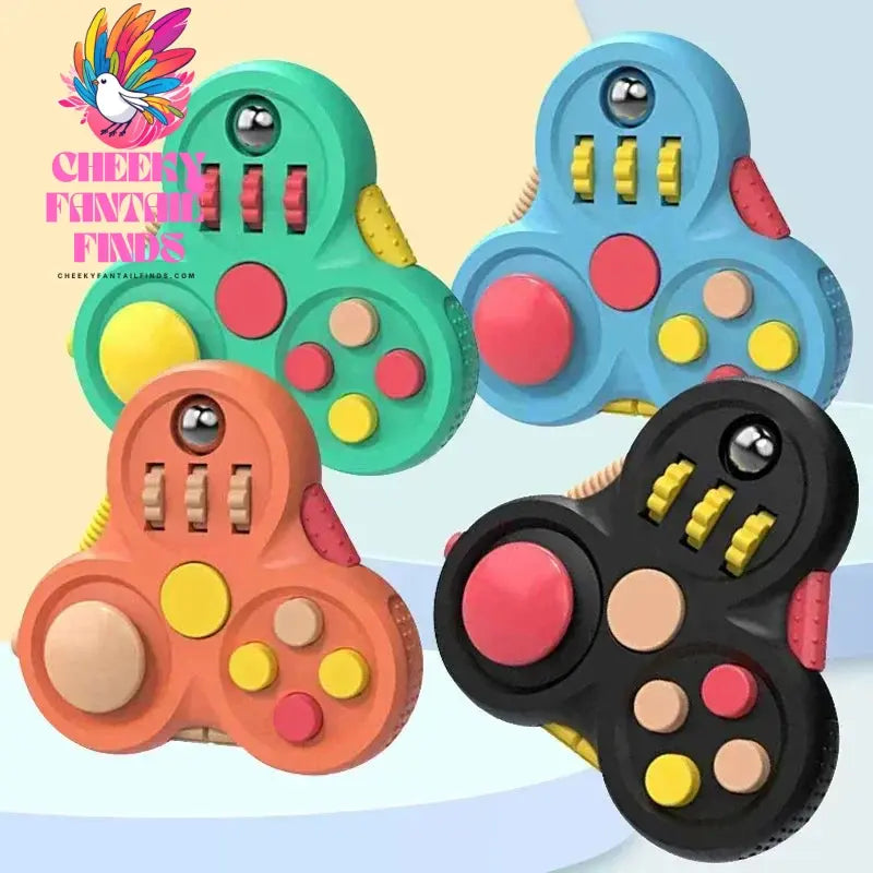Colorful Hand Spinner EDC Fidget Spinner Rainbow Spiner Anti-Anxiety Toy For Spinners Focus Relieves Stress ADHD Finger Spinner Cheeky Fantail Finds