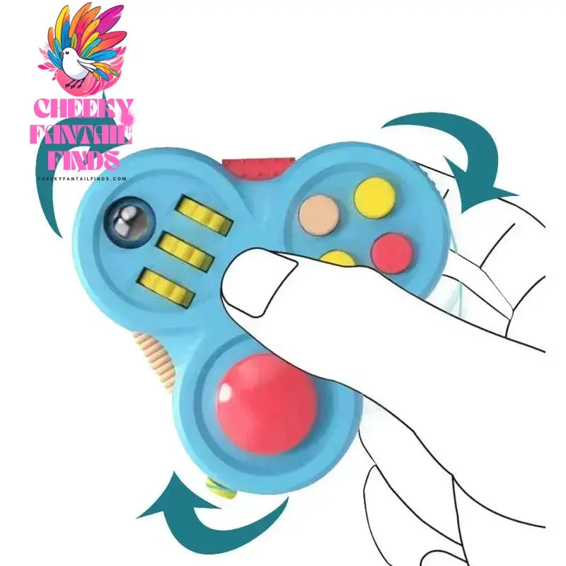 Colorful Hand Spinner EDC Fidget Spinner Rainbow Spiner Anti-Anxiety Toy For Spinners Focus Relieves Stress ADHD Finger Spinner Cheeky Fantail Finds