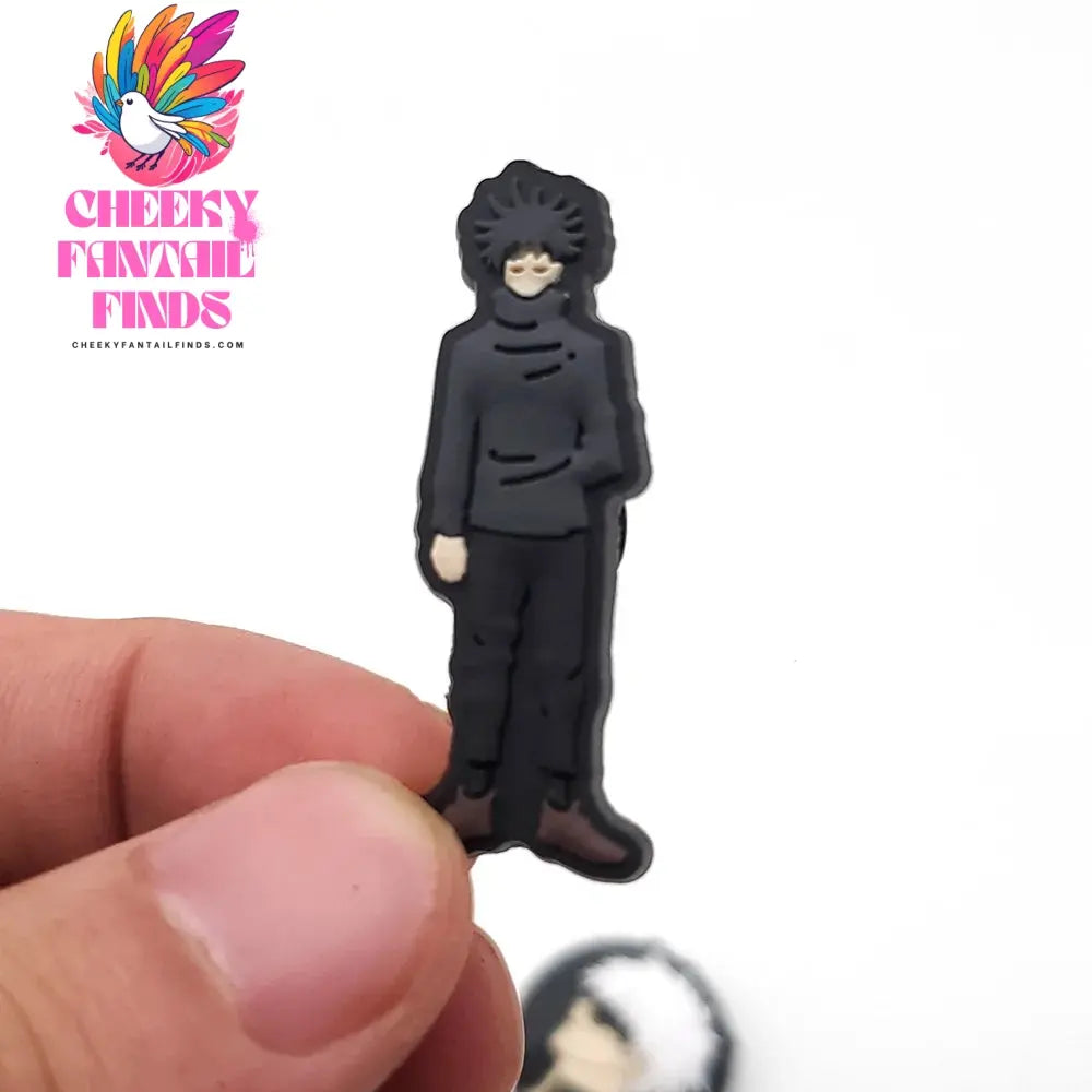 Cool Boy Cartoon Anime Shoe Charms for Clogs Sandals Decoration Shoe Accessories Charms for Friends Gifts Cheeky Fantail Finds