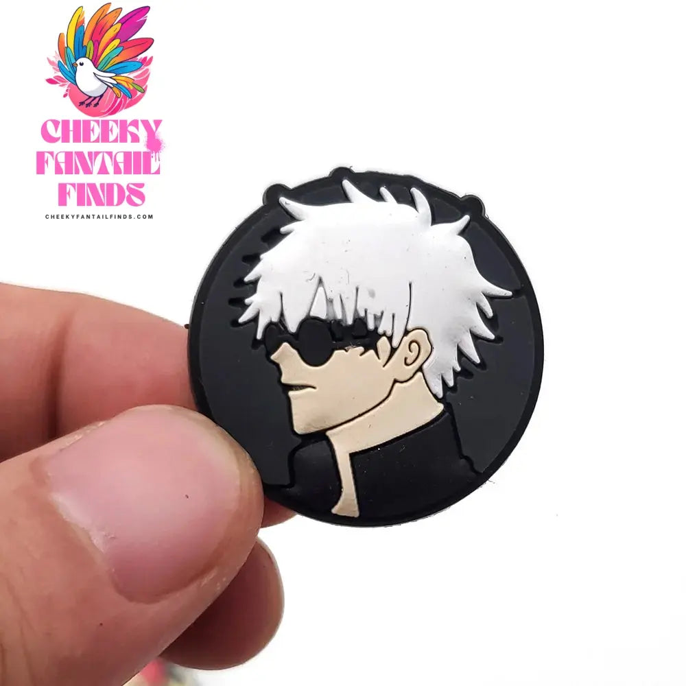 Cool Boy Cartoon Anime Shoe Charms for Clogs Sandals Decoration Shoe Accessories Charms for Friends Gifts Cheeky Fantail Finds