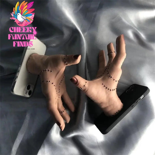 Creative Halloween Weird Injured Palm Phone Case For iPhone 16 15 13 12 11 Pro XS Max 7 8 14 Plus X XR Fun Holder Cover Cheeky Fantail Finds