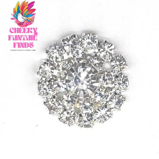 Crystal Diamond Gem Hole Shoes Accessories Shoe Buckle Cheeky Fantail Finds