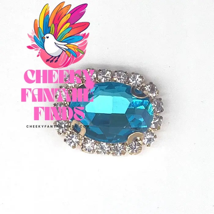 Crystal Diamond Gem Hole Shoes Accessories Shoe Buckle Cheeky Fantail Finds