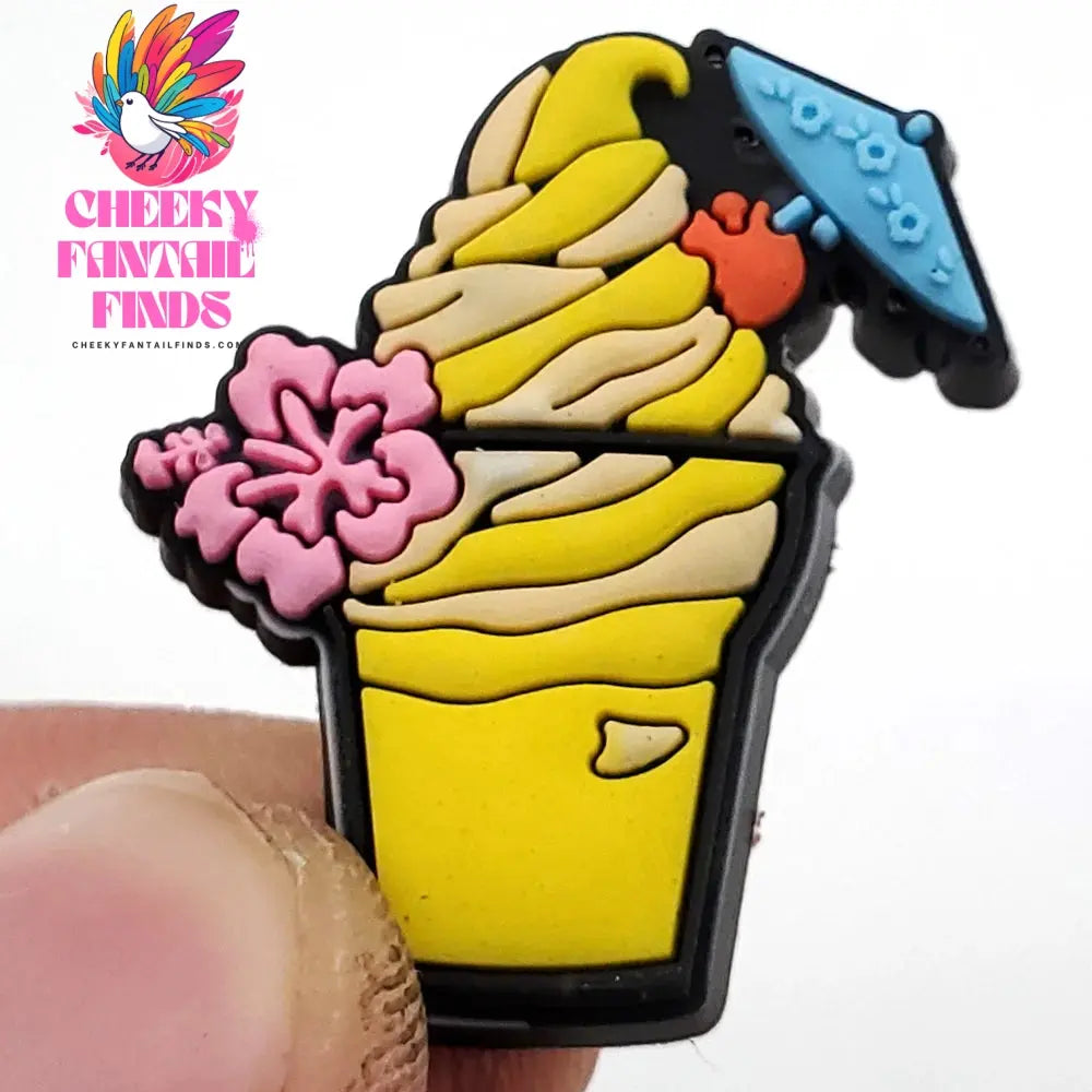 Cute 1-20Pcs Food Drink Dessert Coffee Shoe Charms Garden Accessories Buckle Fit Clogs Sandals Pins Decorate Kids Gift Cheeky Fantail Finds