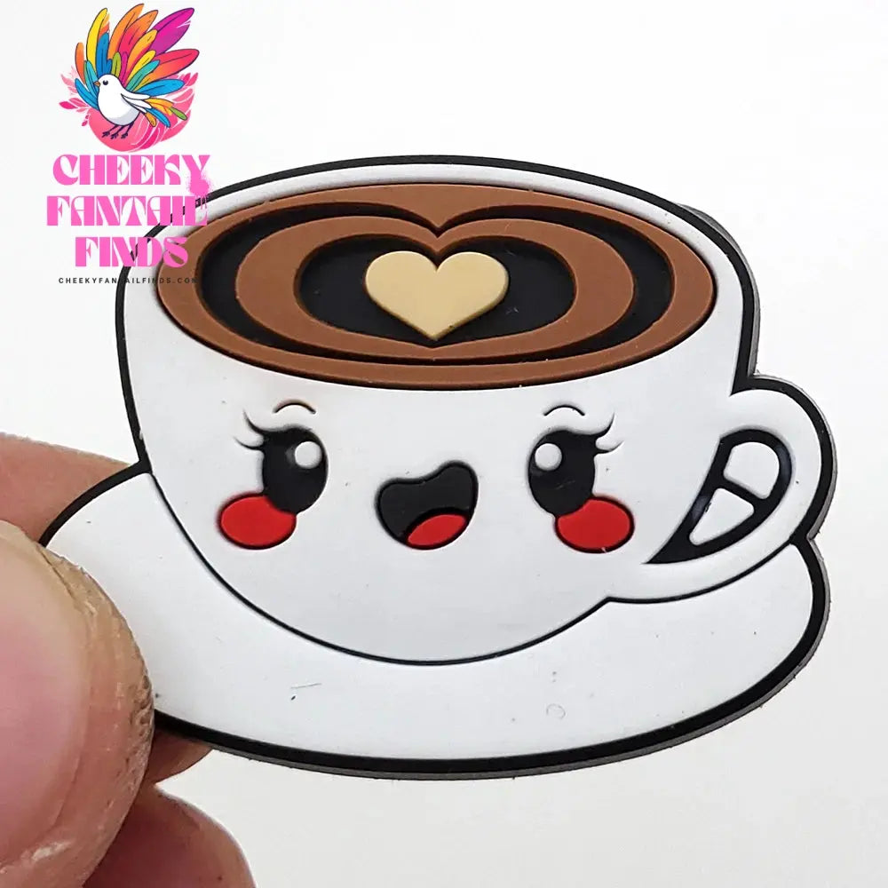 Cute 1-20Pcs Food Drink Dessert Coffee Shoe Charms Garden Accessories Buckle Fit Clogs Sandals Pins Decorate Kids Gift Cheeky Fantail Finds