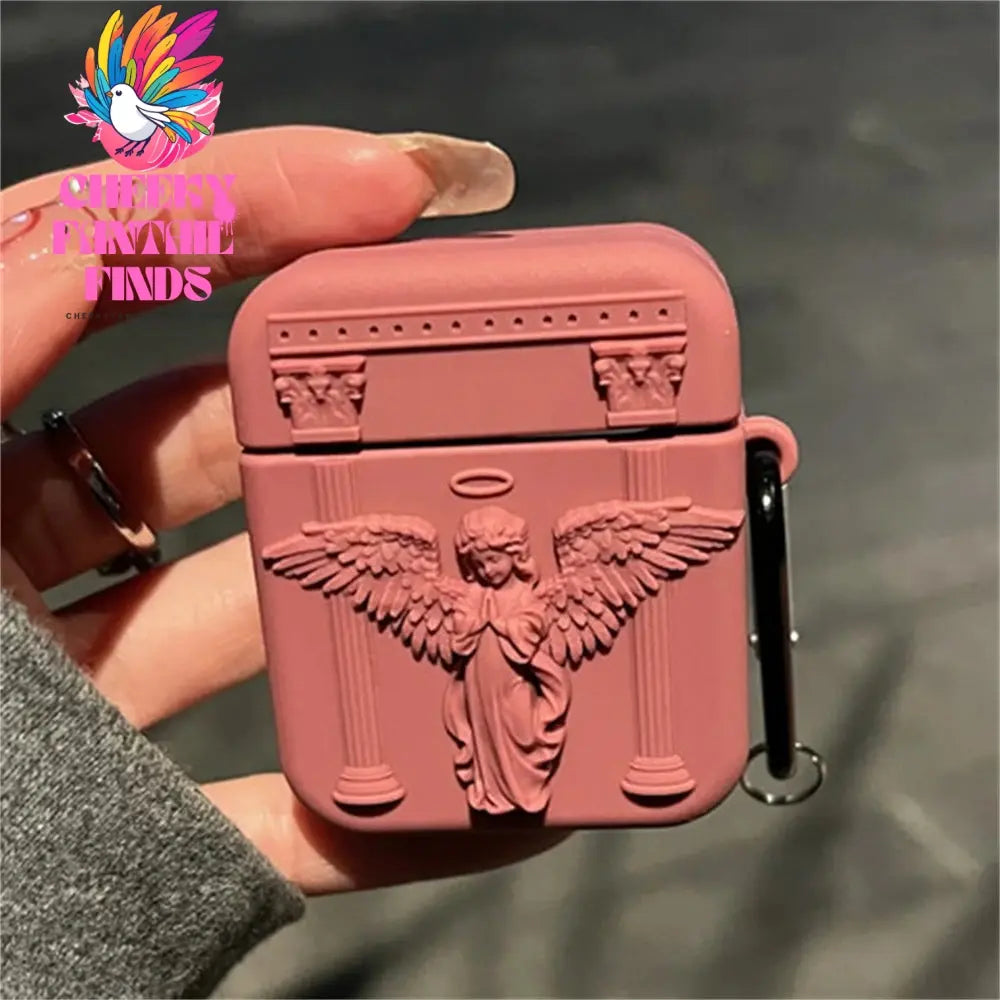 Cute 3D Prayer Angel Silicone Case For Airpods 4 3 2 1 Wireless Charging Protective Shell Soft Cover Cover For Airpods Pro 2 Box Cheeky Fantail Finds