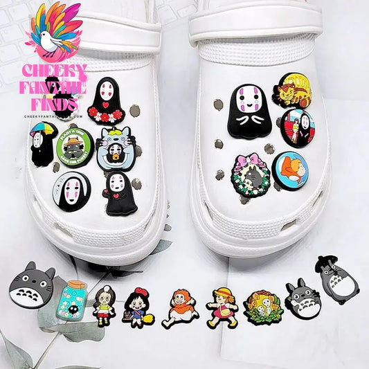 Cute Cartoon Character DIY Shoe charms Halloween garden Accessories buckle fit clogs sandals pin decorate gift - Cheeky Fantail Finds