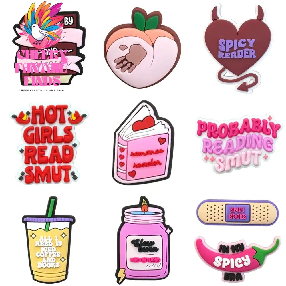 Cute Set PVC shoes charms Anime Cartoon DIY Sandals Accessories shoe Decorations boy girl kids gift - Cheeky Fantail Finds