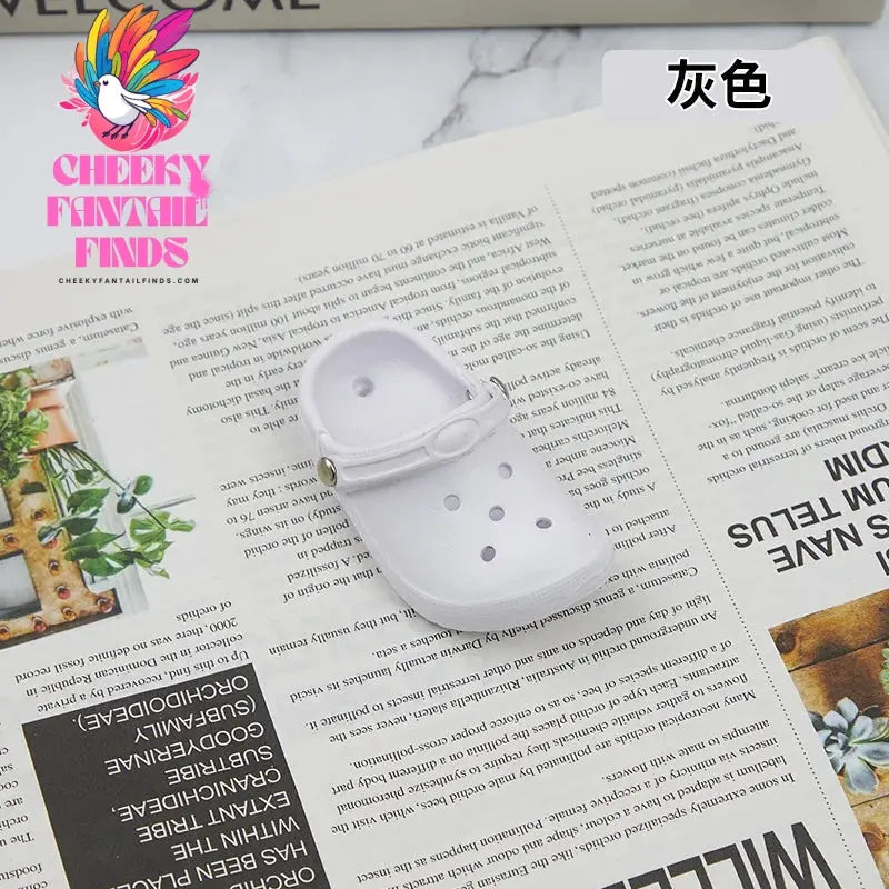 Cute Simulated Mini Shoes Charms for Clogs Sandals Decorations Charms Accessories Womens Girls Mens Funny Shoes Decor Gifts Cheeky Fantail Finds