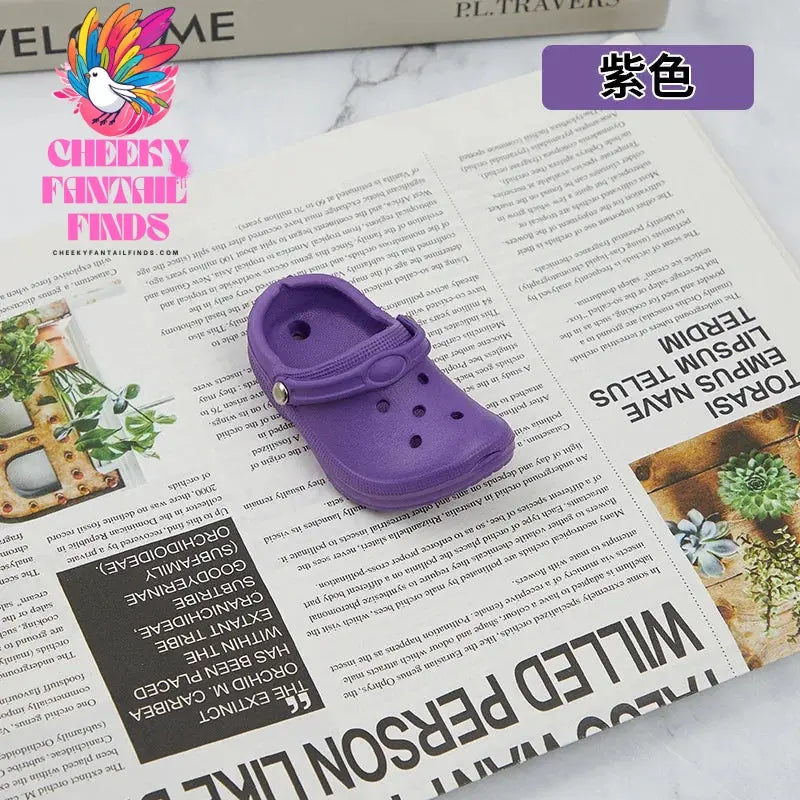 Cute Simulated Mini Shoes Charms for Clogs Sandals Decorations Charms Accessories Womens Girls Mens Funny Shoes Decor Gifts Cheeky Fantail Finds