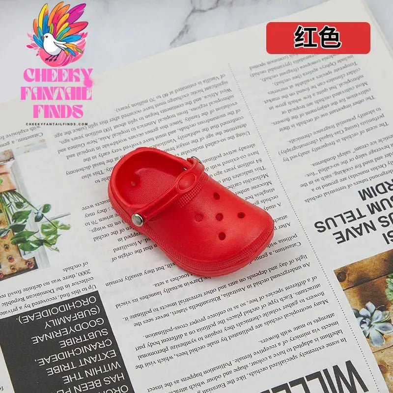 Cute Simulated Mini Shoes Charms for Clogs Sandals Decorations Charms Accessories Womens Girls Mens Funny Shoes Decor Gifts Cheeky Fantail Finds