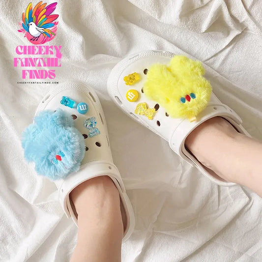 Cute Sneakers Accessories Shoe Buckle Cartoon Plush Decoration Cheeky Fantail Finds