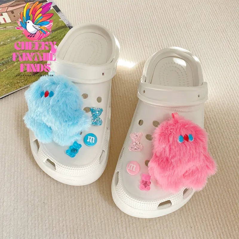 Cute Sneakers Accessories Shoe Buckle Cartoon Plush Decoration Cheeky Fantail Finds