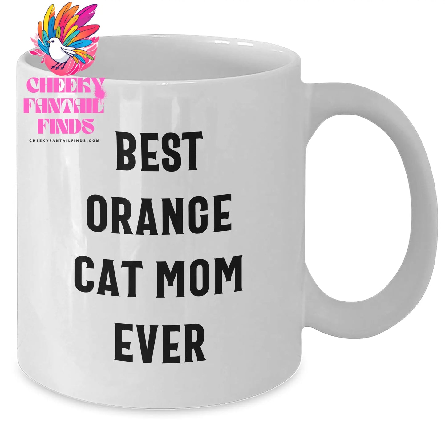 Cute White Coffee Mugs - Best Orange Cat Mom Ever Gifts for Father's Day | Orange Cat Funny Gifts | Ceramic Microwave Dishwasher Safe 11oz or 15oz - Additional