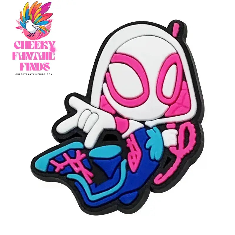 Cute superhero PVC shoes charms cute Cartoon DIY Sandals Accessories for clogs Decorations boy kids gift Cheeky Fantail Finds