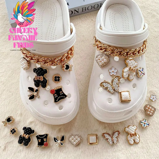 DIY Sneakers Accessories Shoe Buckle Chain Decoration Cheeky Fantail Finds