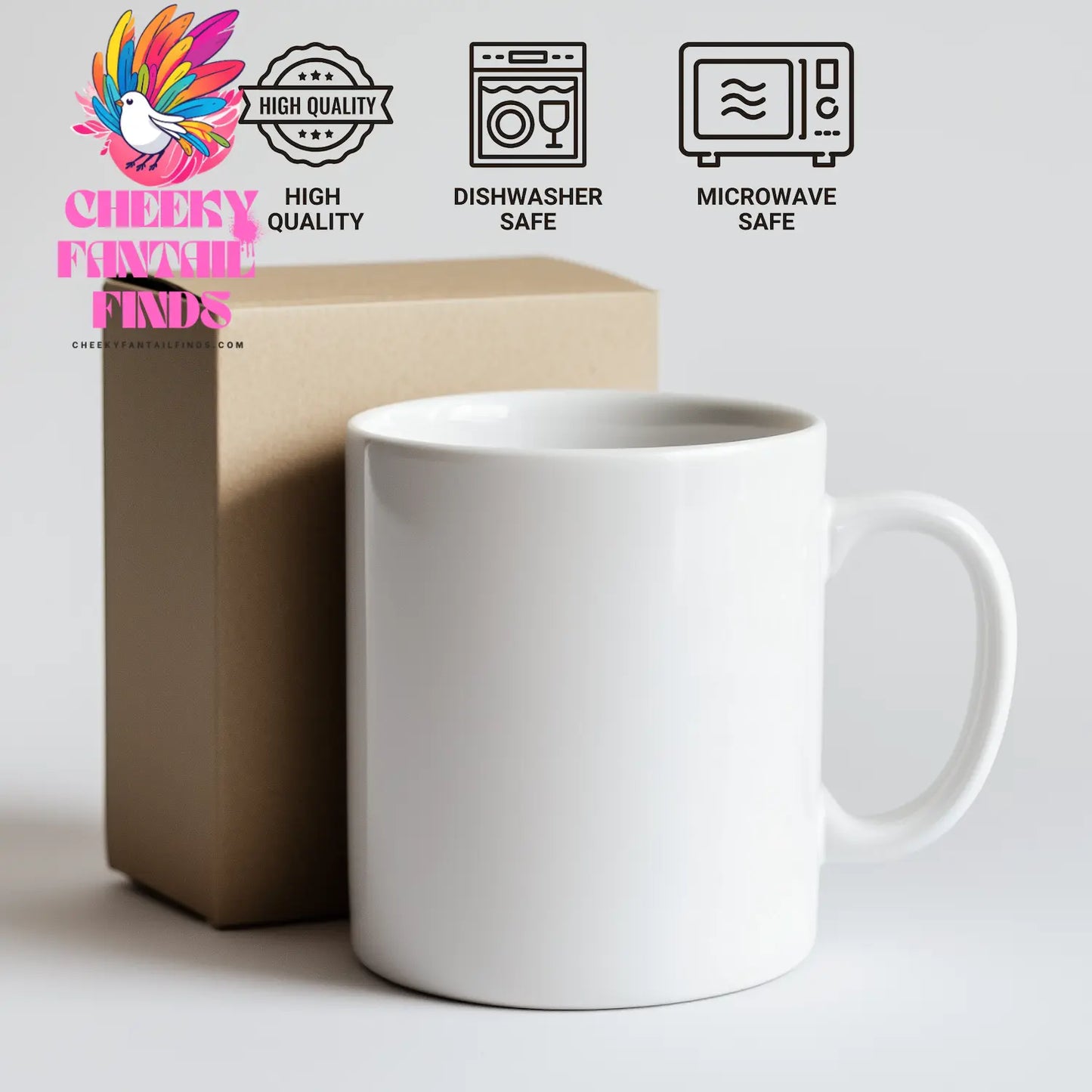 Dalmatian Dog Mom Gifts Funny Quote White Coffee Mug for Dad on Father's Day from Family - Additional