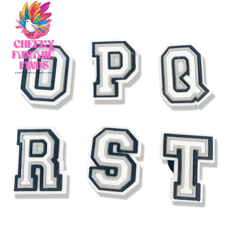 Decorations Removable Accessories PVC Letters Shoe Buckle Cheeky Fantail Finds