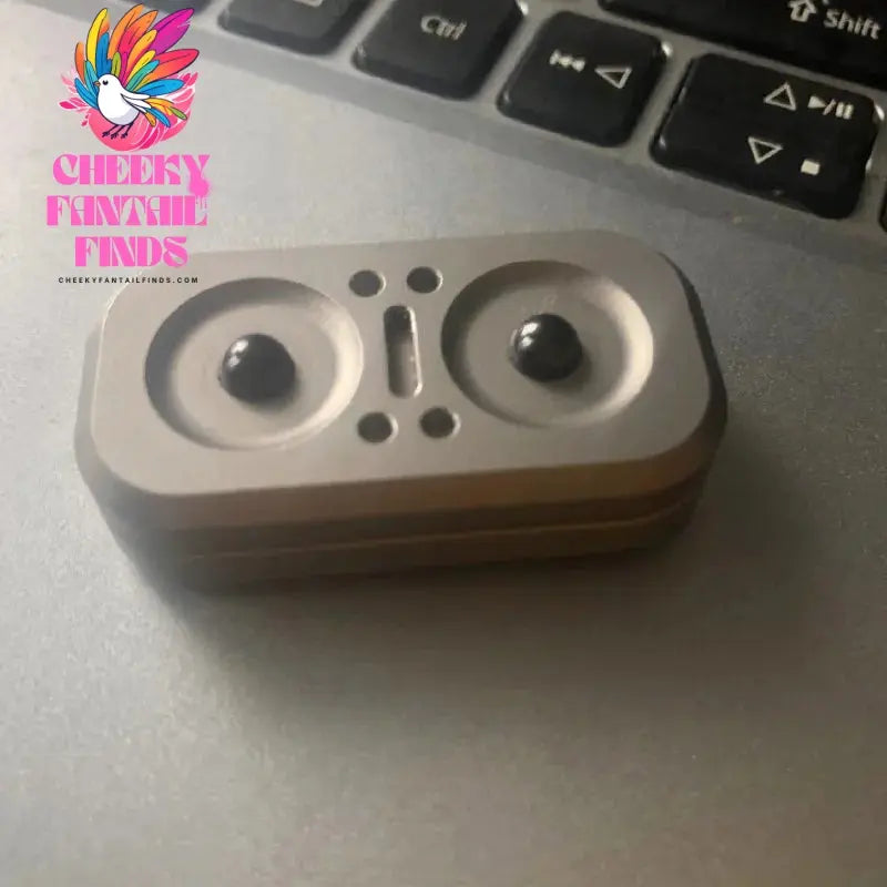 EDC Owl Fidget Slider Magnetic Metal Push Slider Fidget Spinner Adult Antistress Stress Relief Hand Spinner ADHD Autism Toy Gift Cheeky Fantail Finds