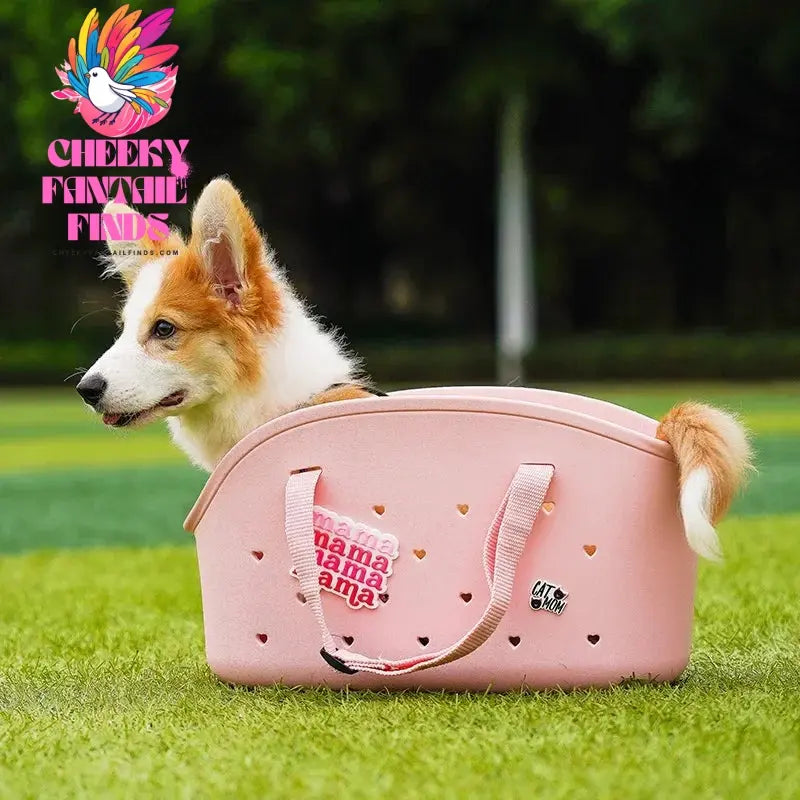 EVA Pet Cat Dog Bag Comfortable Open Pocket Outdoor Travel Portable pet Handle backpack Waterproof Easy Cleaning Pet Carrying - Cheeky Fantail Finds