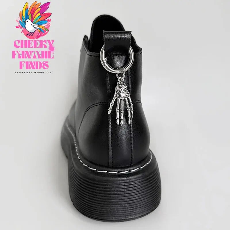 Enamel Rose Flowers Hearts Martin Boots Shoes Buckles Decoration Gothic Turkish Style Shoes Accessories Lucky Jewelry Cheeky Fantail Finds