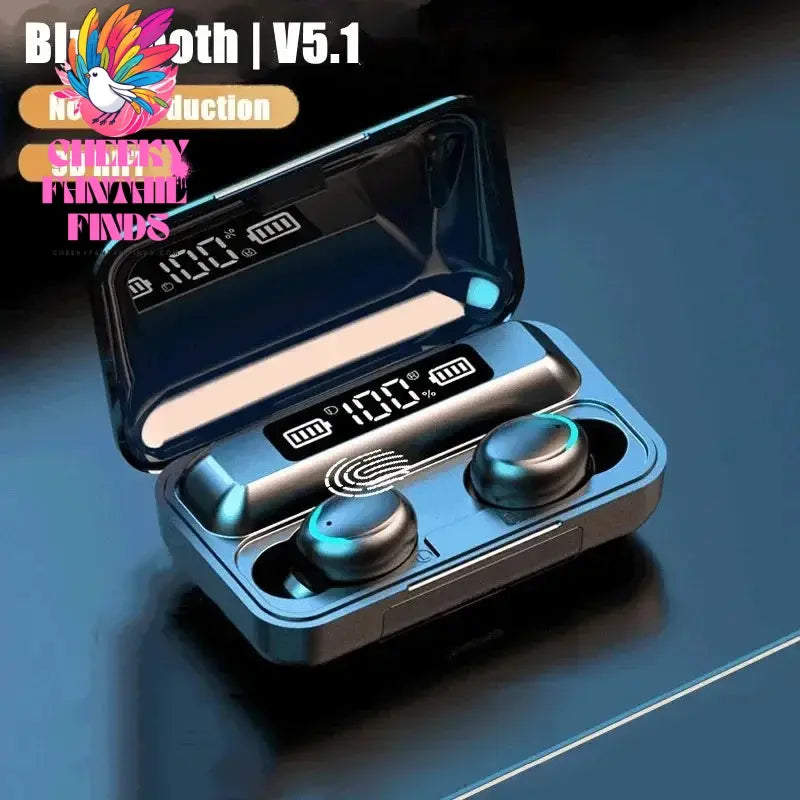 F9 Bluetooth headsets 5.3 Headphones Sport Waterproof Noise Reduction in-ear Wireless Earbuds With Mic For Xiaomi iPhone Cheeky Fantail Finds