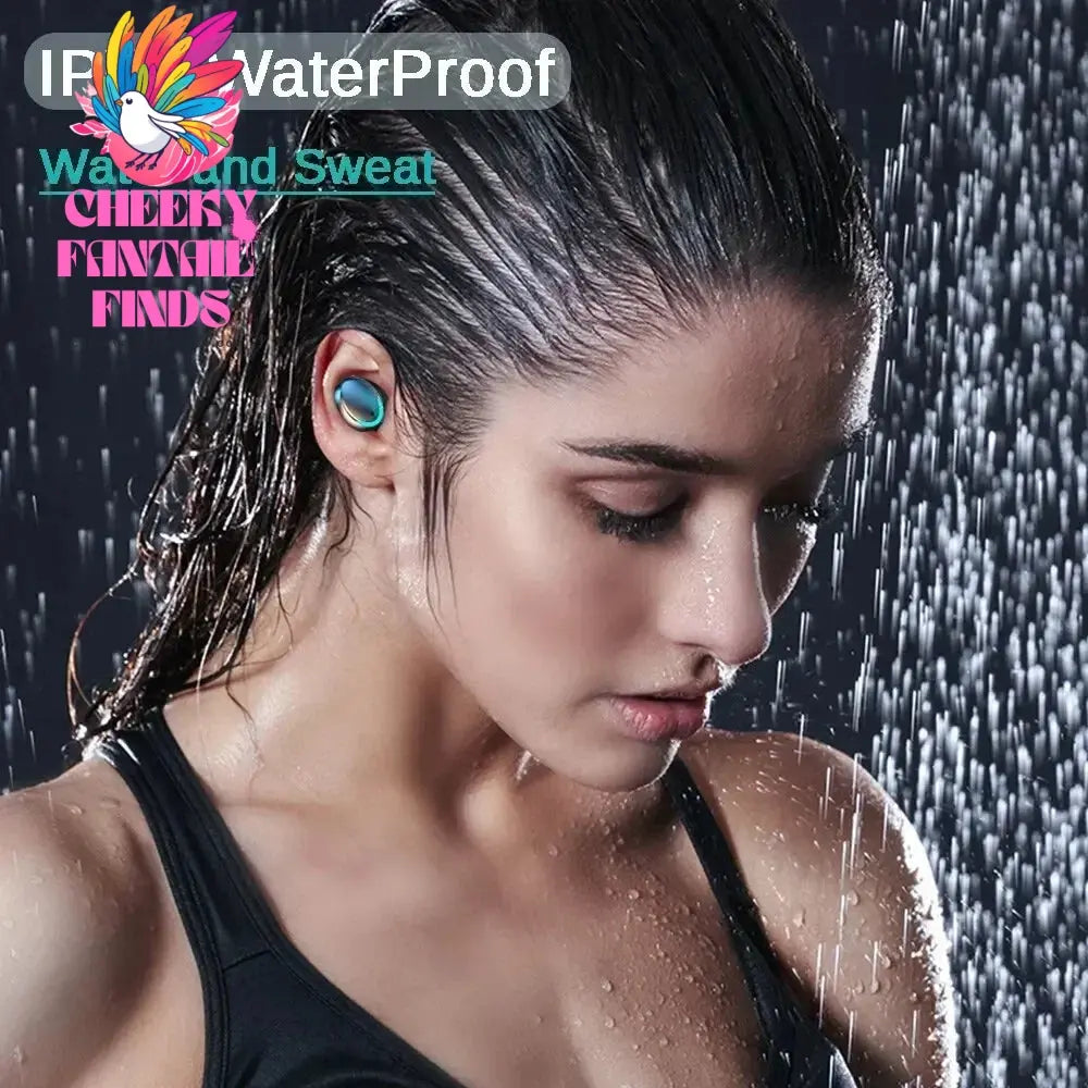 F9 Bluetooth headsets 5.3 Headphones Sport Waterproof Noise Reduction in-ear Wireless Earbuds With Mic For Xiaomi iPhone Cheeky Fantail Finds