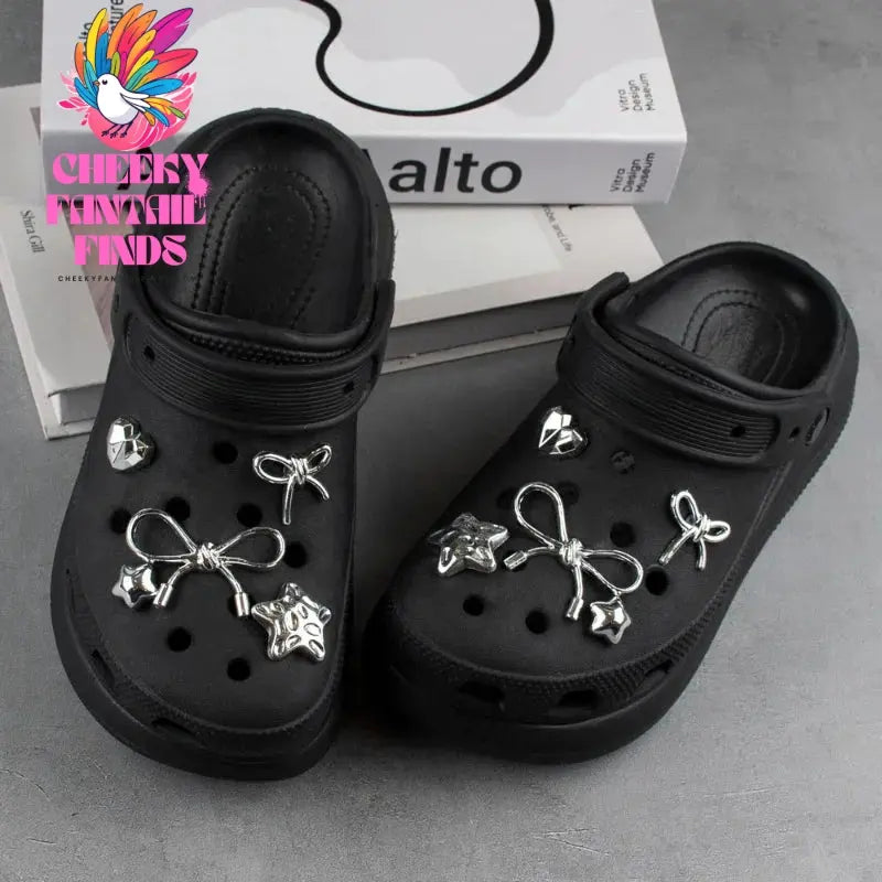 Fashion Trends Shoe Charms DIY Acrylic Cartoon Bear Decoration Buckle for Hole Shoe Charm Accessories Kids Party Girls Gift Cheeky Fantail Finds