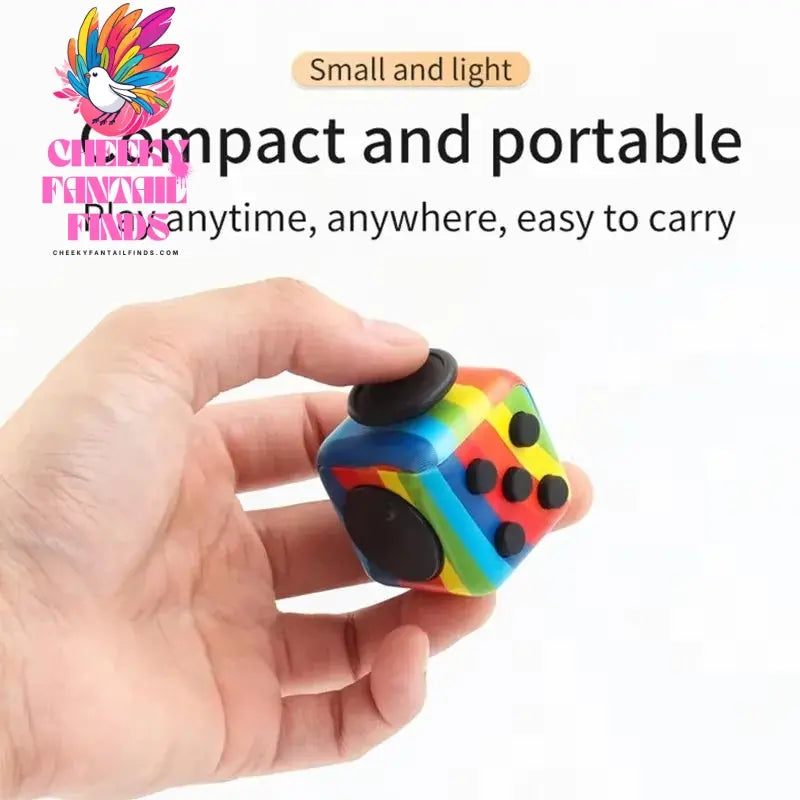 Fidget Cube Antistress Hand Spinner Decompression Toy for Autism ADHD Anxiety Sensory Toys for Kids Adults Stress Relief Toys Cheeky Fantail Finds