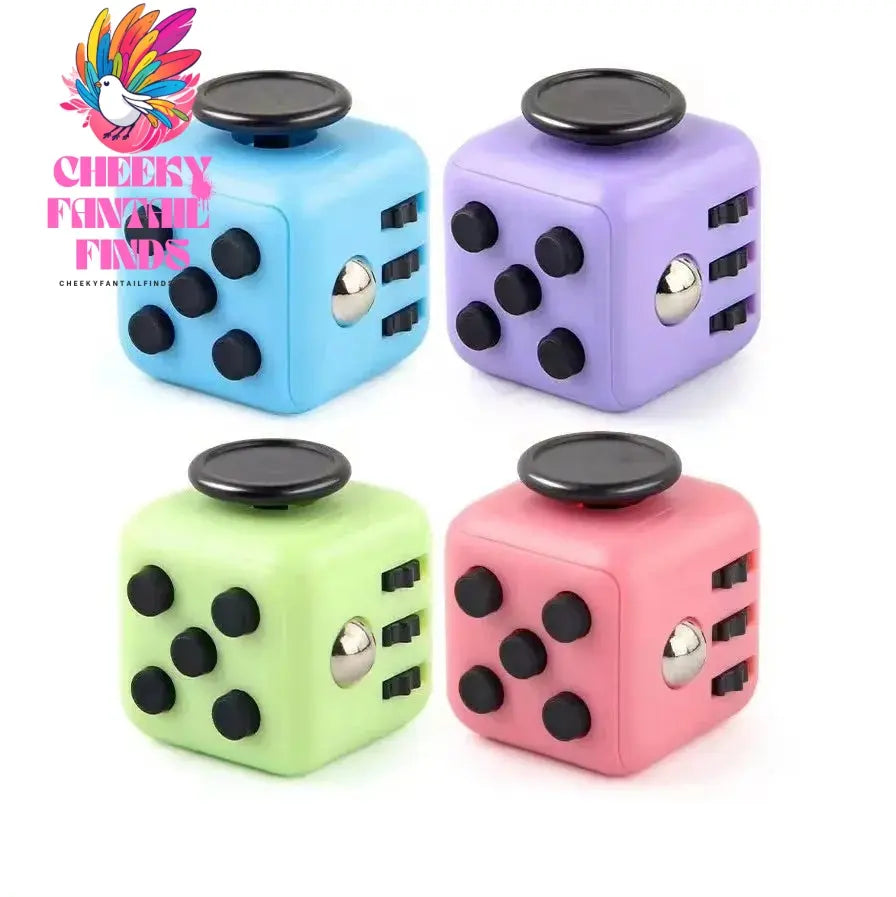 Fidget Cube Antistress Hand Spinner Decompression Toy for Autism ADHD Anxiety Sensory Toys for Kids Adults Stress Relief Toys Cheeky Fantail Finds