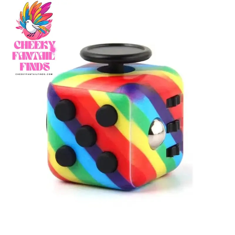 Fidget Cube Antistress Hand Spinner Decompression Toy for Autism ADHD Anxiety Sensory Toys for Kids Adults Stress Relief Toys Cheeky Fantail Finds