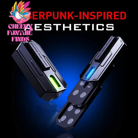 Fingertip Fidget Toys Luminous Slider Magnetic Haptic EDC Clicker Metal Hand Spinner ADHD Tool Anxiety Stress Relief Adult Toys Cheeky Fantail Finds